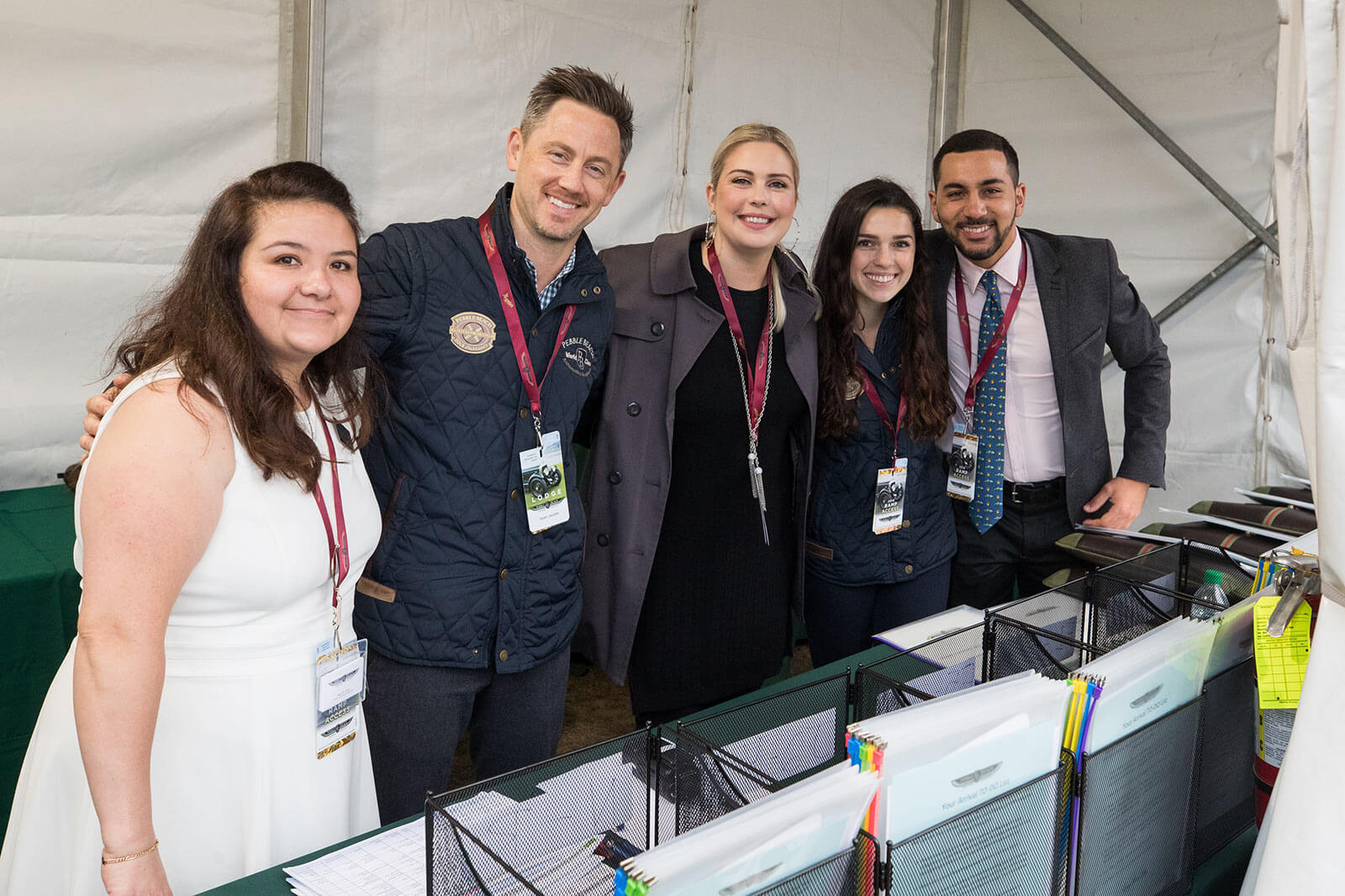 The Pebble Beach Concours d'Elegance team