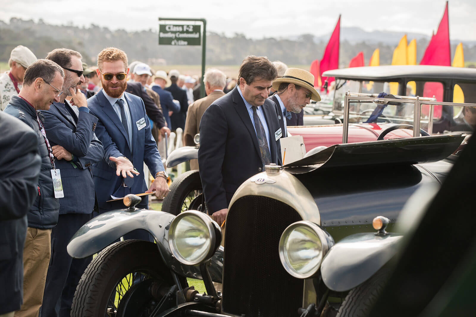 Judging at the Pebble Beach Concours d'Elegance