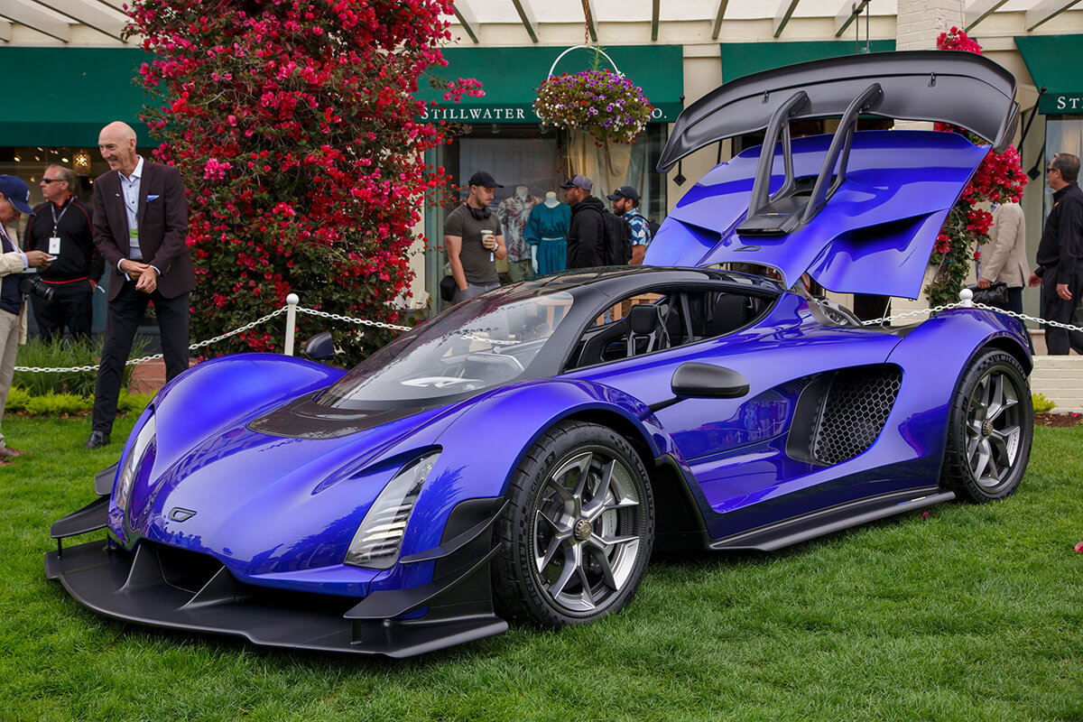 Czinger 21C on the Pebble Beach Concept Lawn