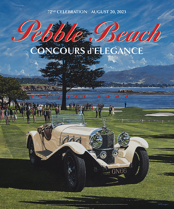 2023 Pebble Beach Concours d'Elegance Poster