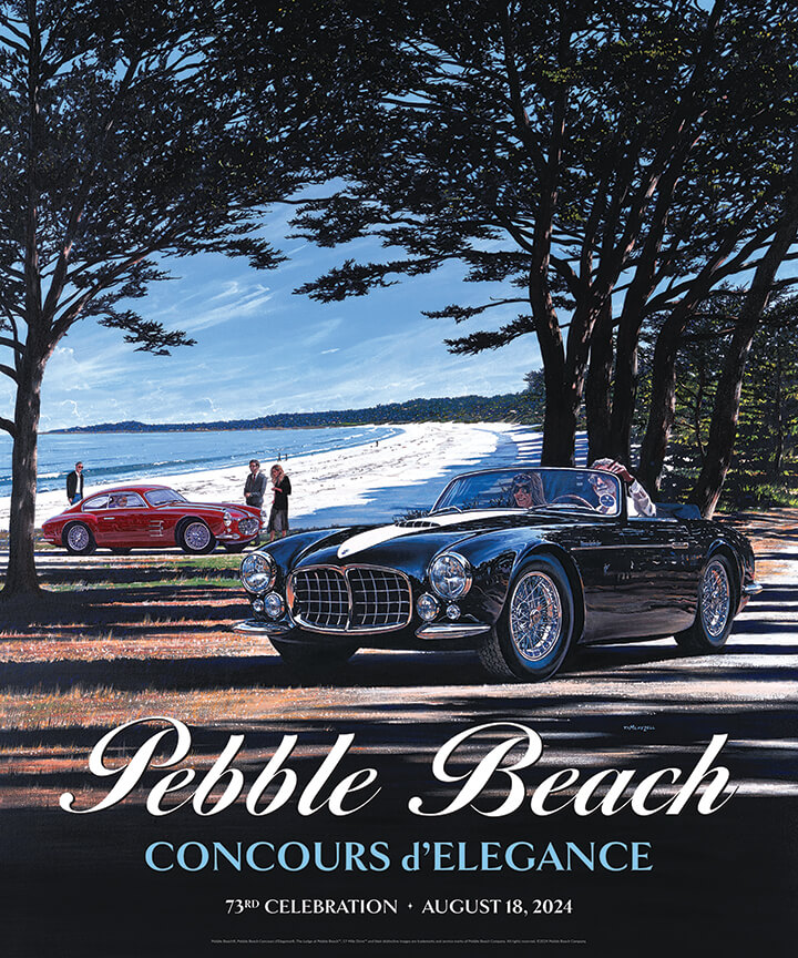 2024 Pebble Beach Concours Poster